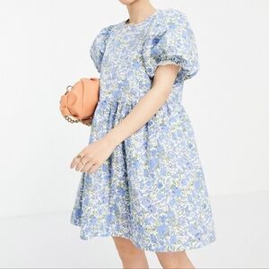 ASOS Blue Floral Dress - L